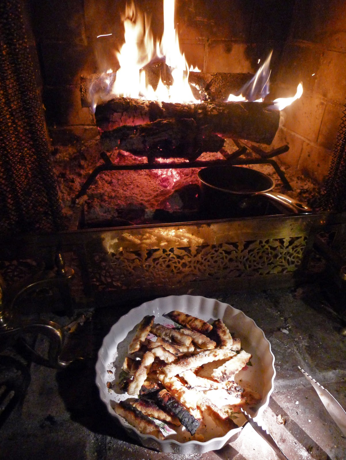 Fireplace Cooking in the Storm Recipe RecipeStudio