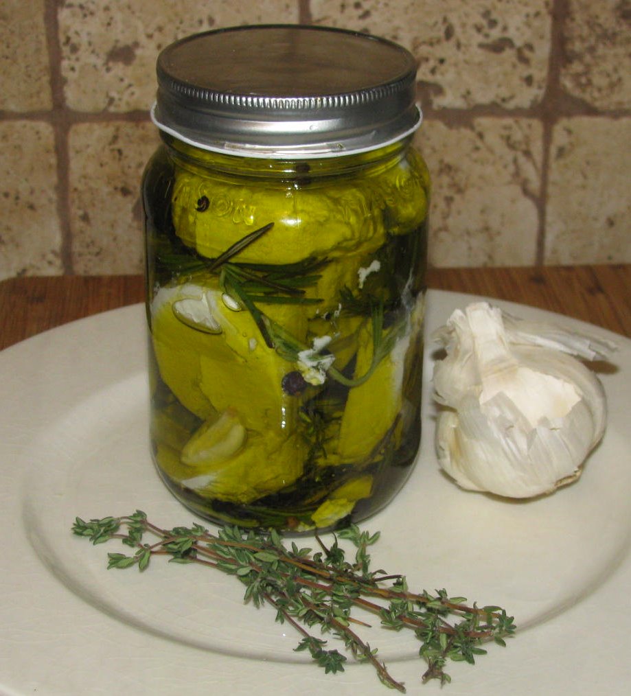 Herb Marinated Goat Cheese Basically, I'm Always Hungry