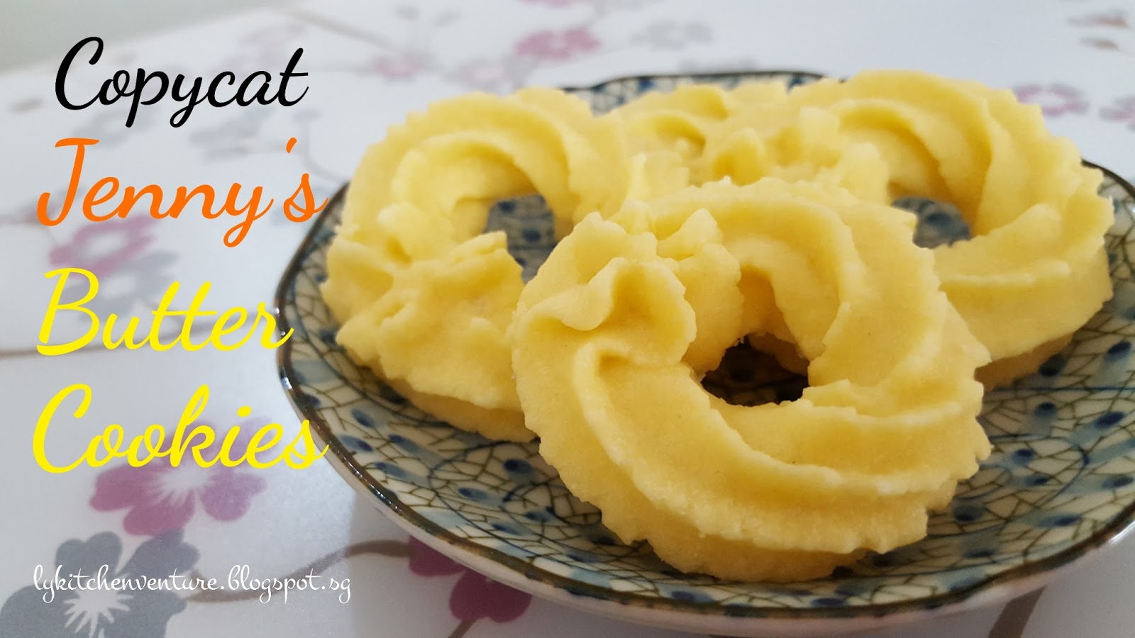 LY's Kitchen Ventures Copycat Jenny's Butter Cookies
