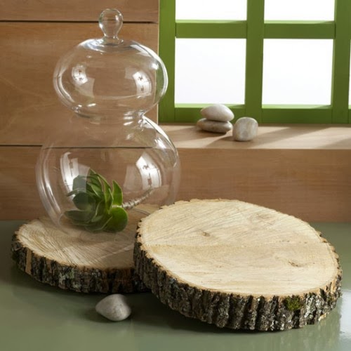 Un toque natural en tu hogar: troncos reciclados para decorar ...