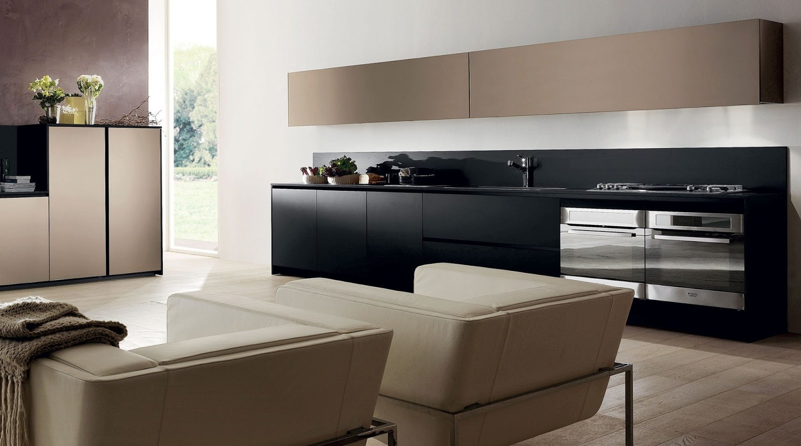 cocina negra cocina negra