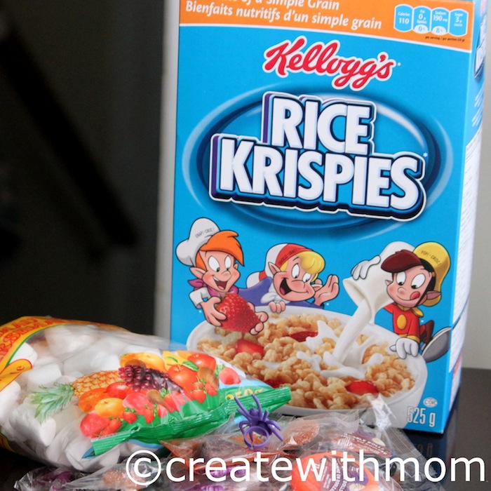 Create With Mom Easy treats with Rice Krispies in the microwave