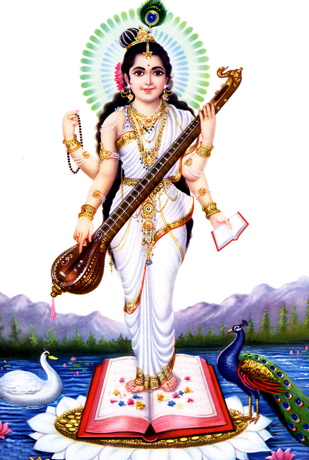 god pictures wallpapper lord devi maa Saraswati pictures and wallpaper