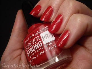 Maybelline Forever Red swatch review