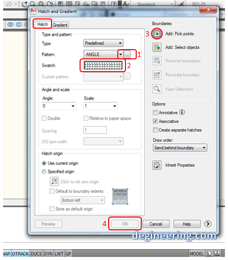 Gambar 01. Klik kiri objek (pick points object) Gambar 01. Klik kiri objek (pick points object)