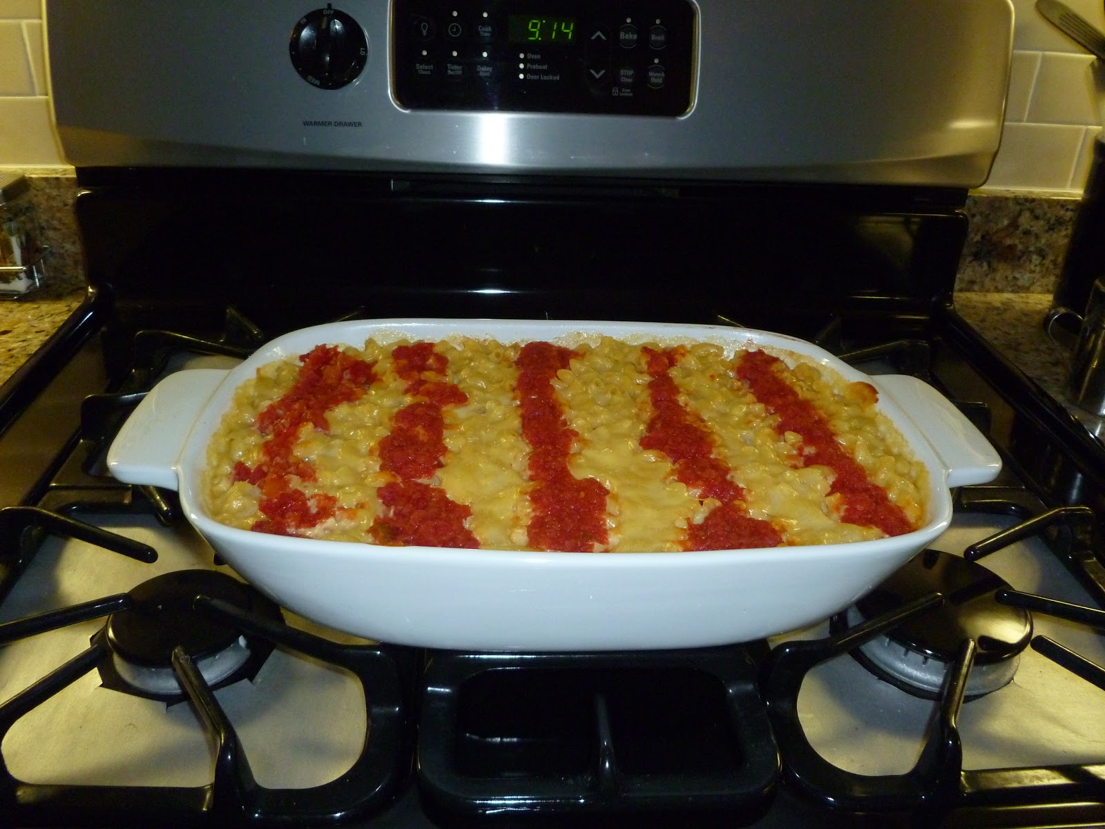 I Like to Bake and Cook! Traditional Macaroni and Cheese (with Stewed Tomatoes)