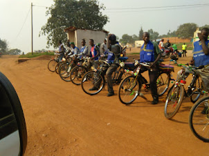 Cycle Taxi's in Kigali.