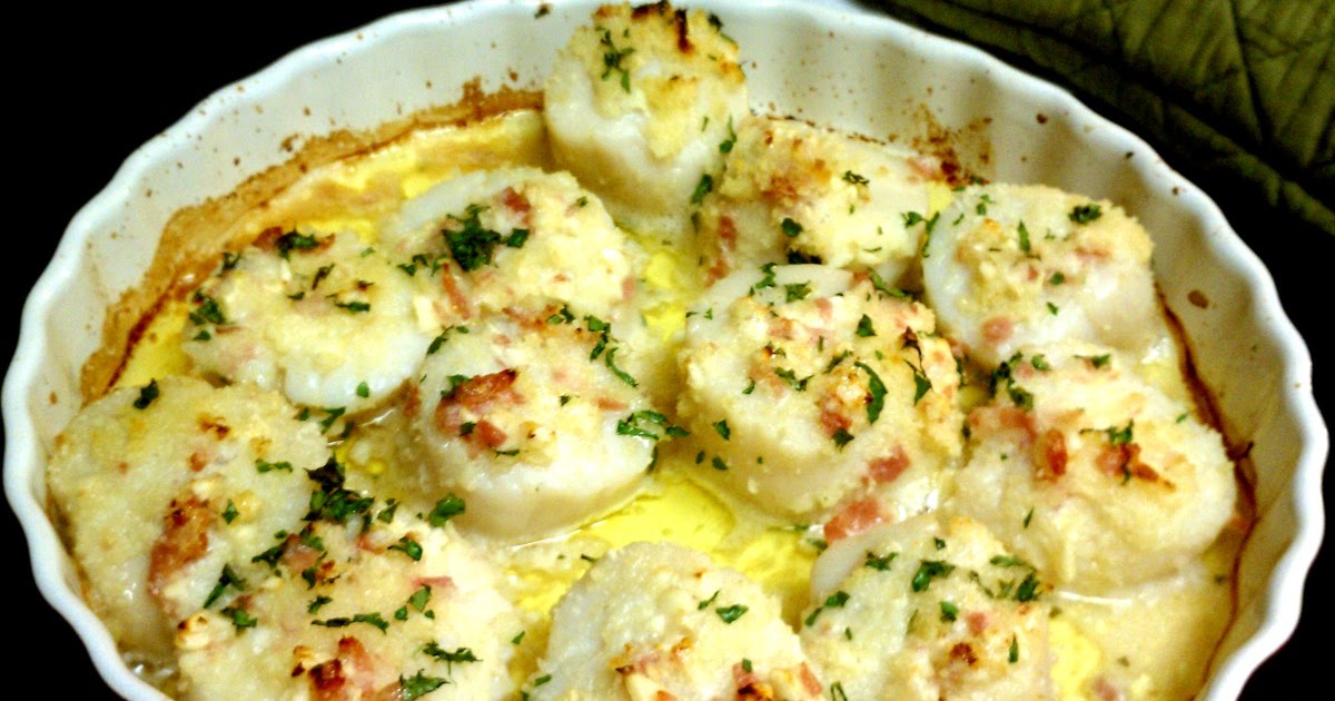 Cee in the Kitchen scallops au gratin