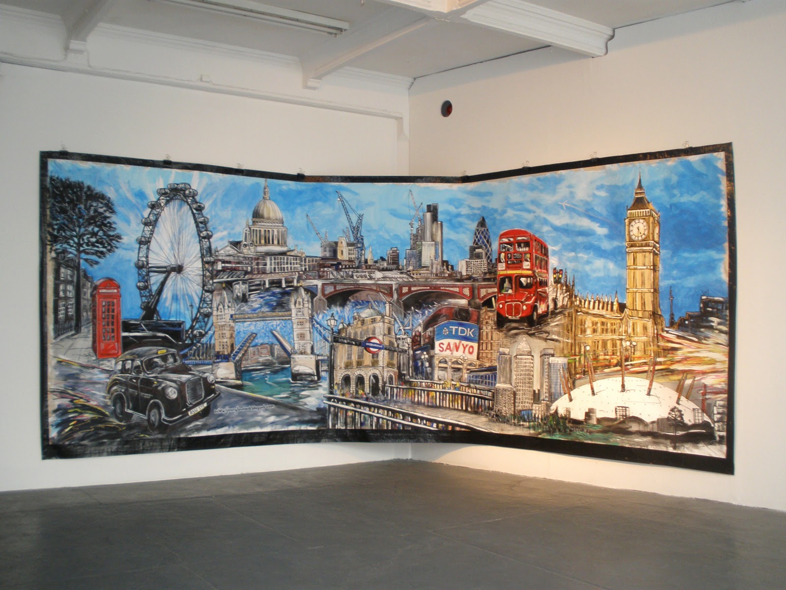 Jenny Leonard Art Blog London Cityscape Murals British Airways