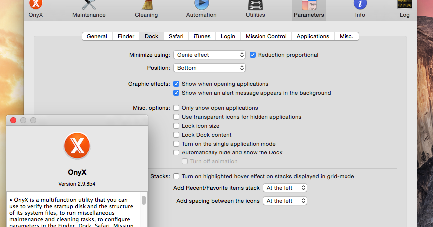 Download Onyx For Mac 10.10.3