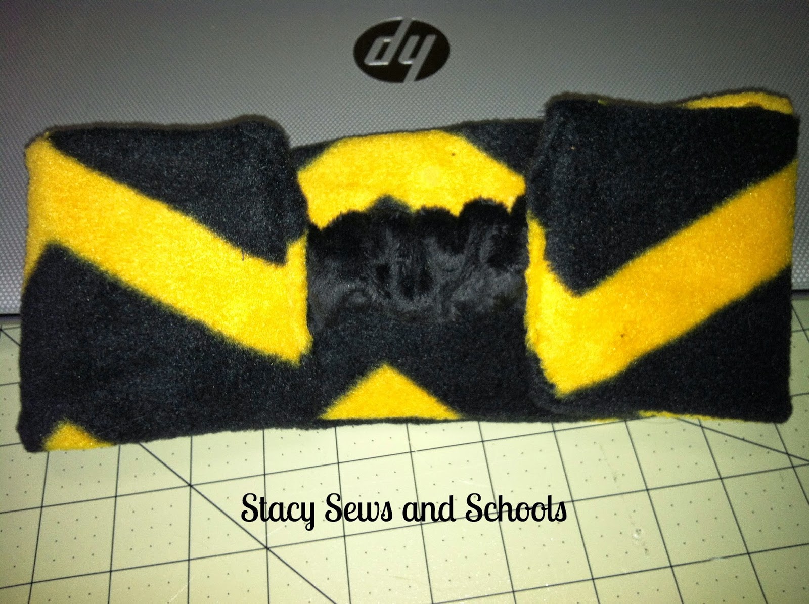 Stacy Sews and Schools DIY Team Color Headband Earmuffs