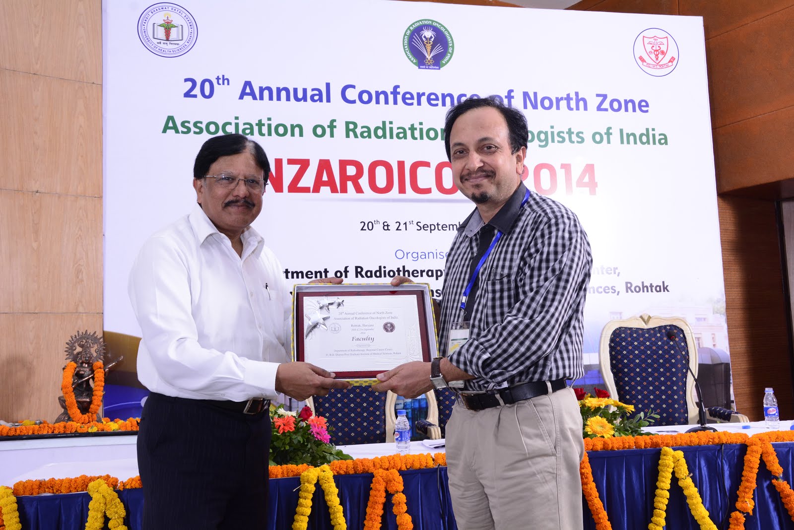 Dr Ramesh Bilimagga & Dr Sanjiv in NZAROICON 2014