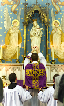 Horaires et Lieux des Messes des prêtres de la Compagnie de Marie