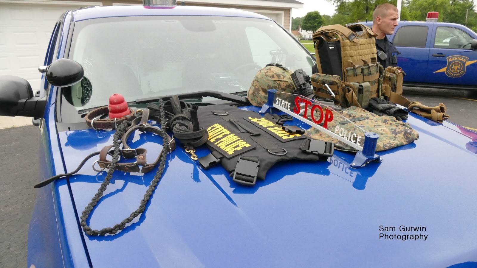 Gadfly Investigations Newspaper MICHIGAN STATE POLICE COMMUNITY OUTREACH WITH COOL EQUIPMENT