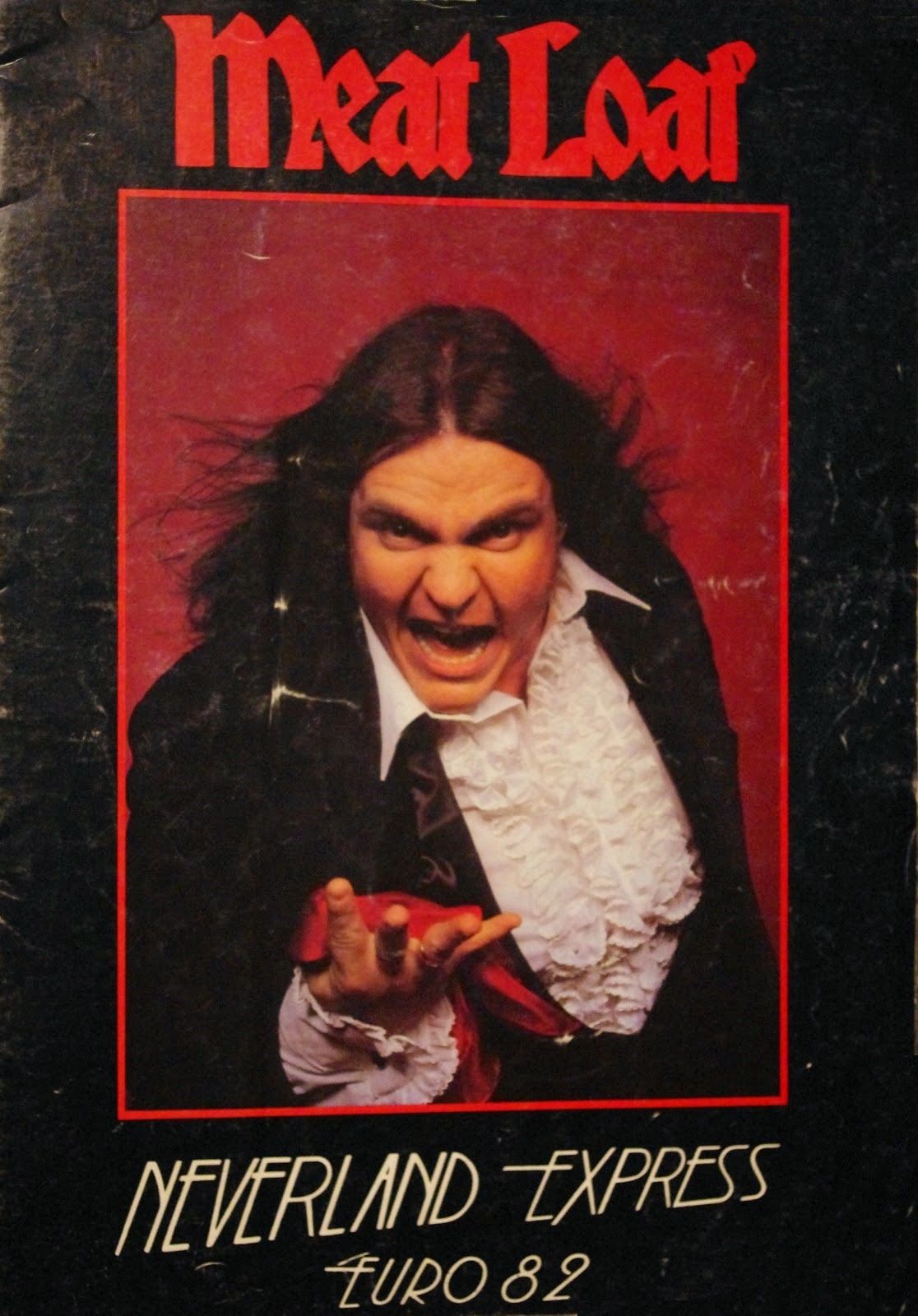 Top Of The Pops 80s Meatloaf Neverland Express Tour Programme 1982
