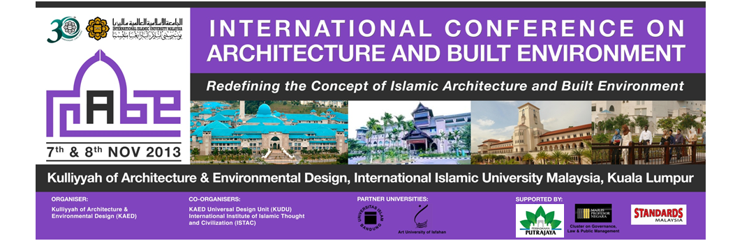International Conference on Architecture and Built Environment 2013 (ICABE2013)