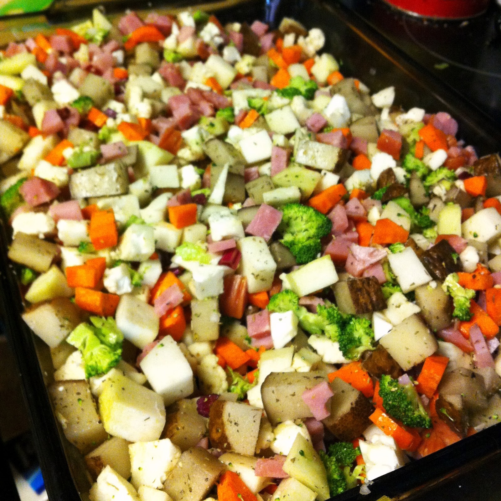 Biting The Hand That Feeds You CSA Vegetable VeggieHamBake Recipe