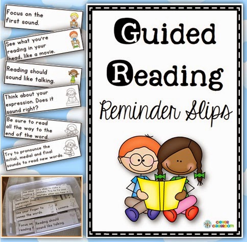 Guided Reading Reminder Slips - Strategy and Skill Helpers  Use these guided reading help slips at the end of your guided reading session. Simply tear off the slip and place in the student's reader to take home or to use in class.