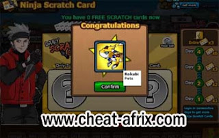 Trick Scratch Card Get Free Pet Tailed Beast