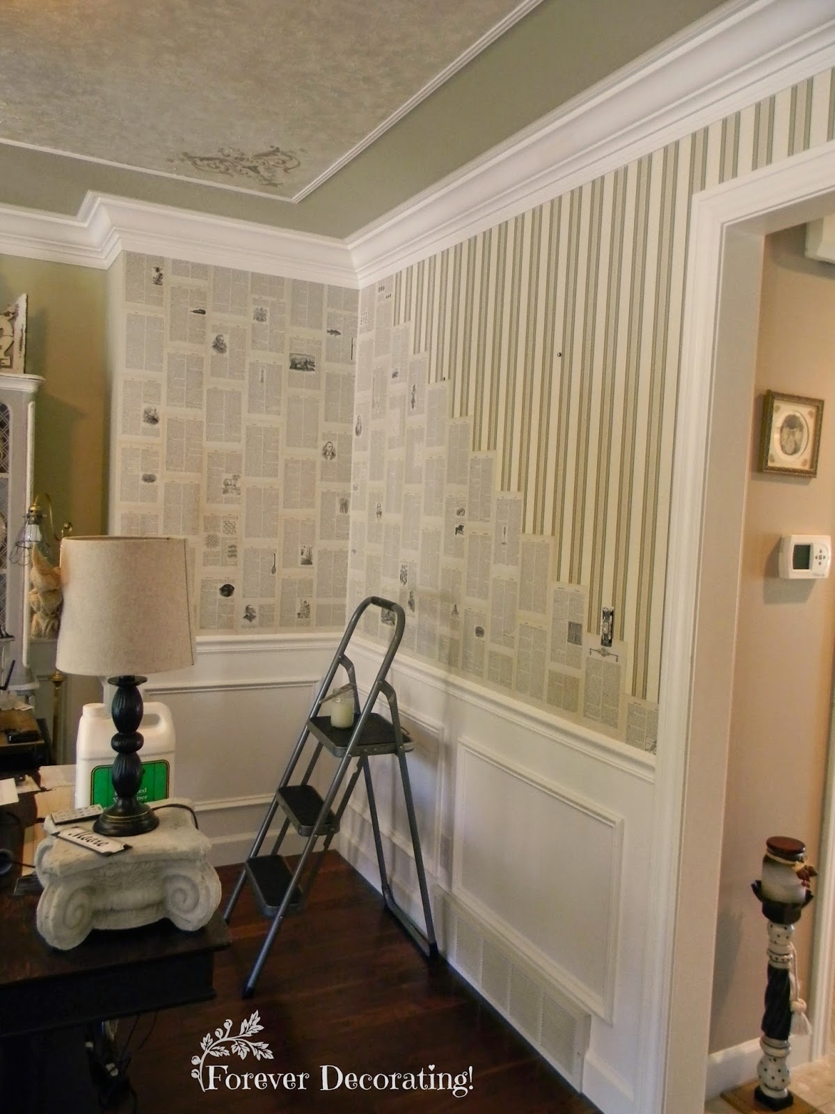 Forever Decorating! Beautiful Book Page WALLS!