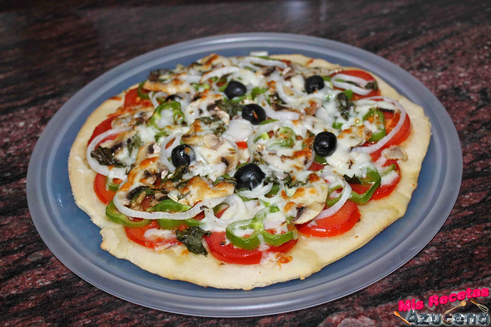 Pizza Vegetal.
