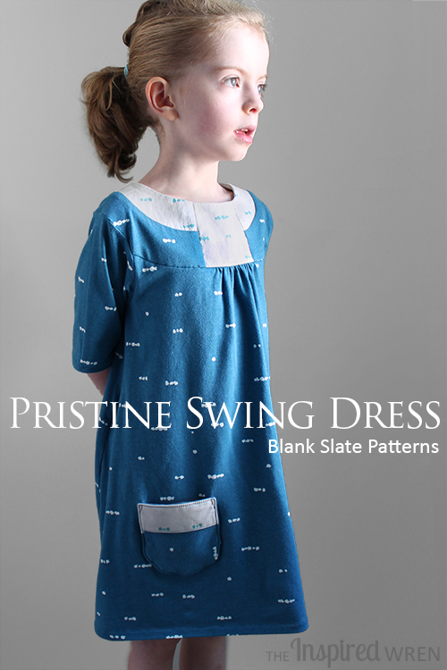 The Pristine Swing Dress from Blank Slate Patterns | Sewn by The Inspired Wren