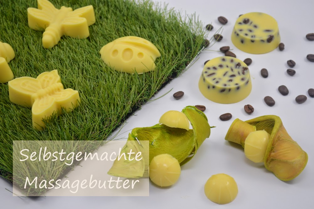 Selbstgemachte Massagebutter