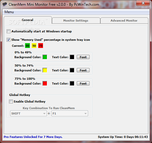 cleanmem mini monitor serial number