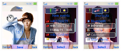金明秀SonyEricsson手機主題for Elm/Hazel/Yari/W20﹝240x320﹞