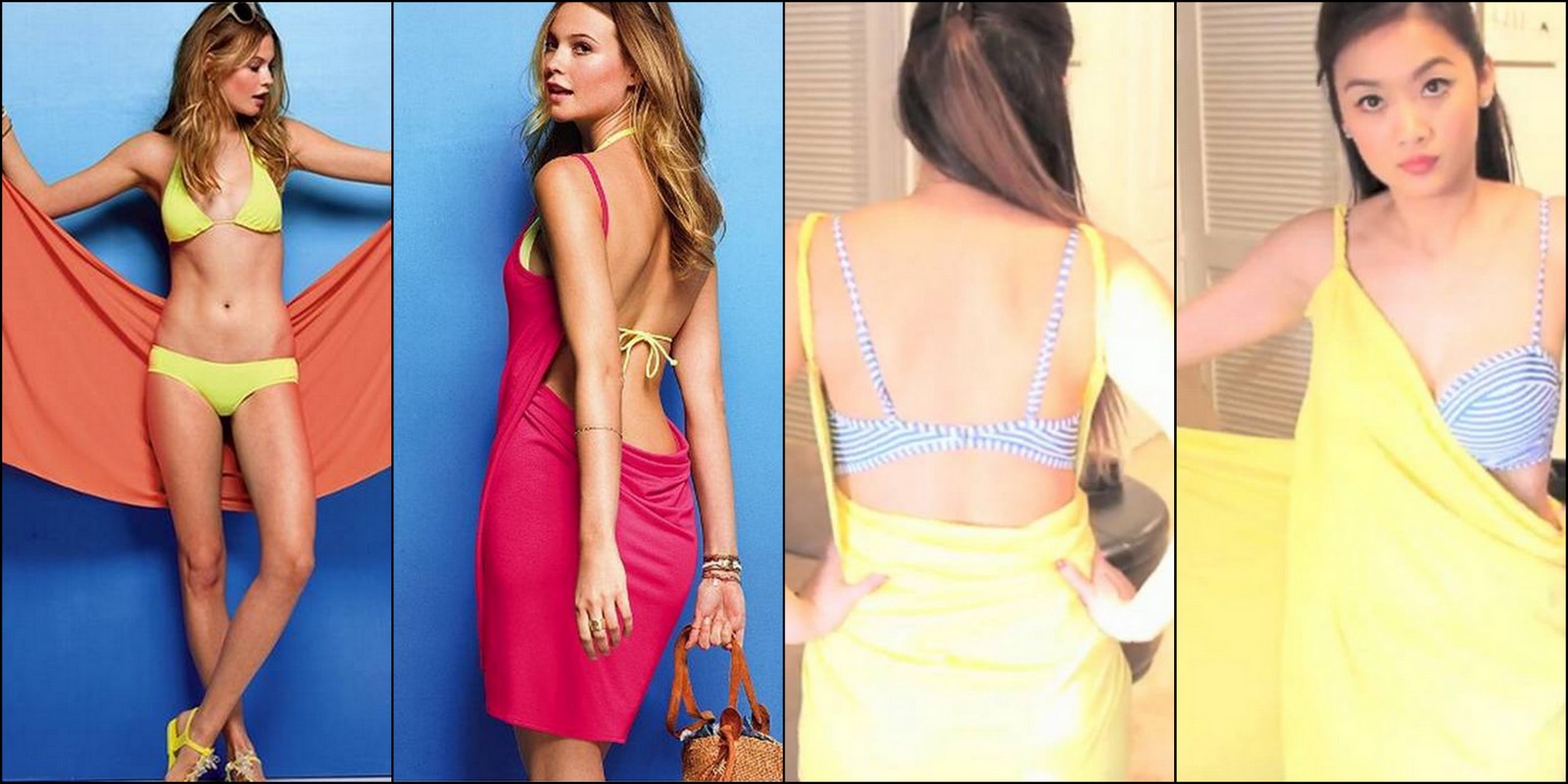 SimplyModish DIY Victoria's Secret Swimsuit Cover Up (No Sewing Needed)