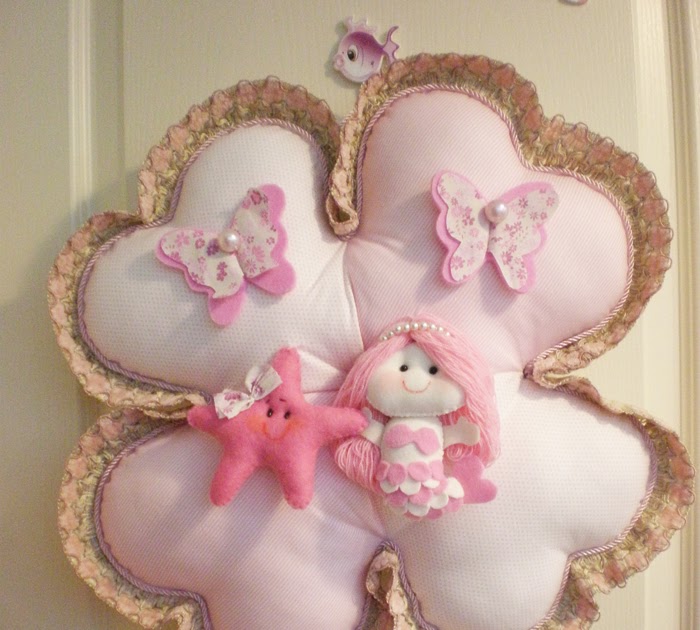 Meleğin Eli Yonca Bebek Kapı Süsü Altın Yastığı Oda Süsleri