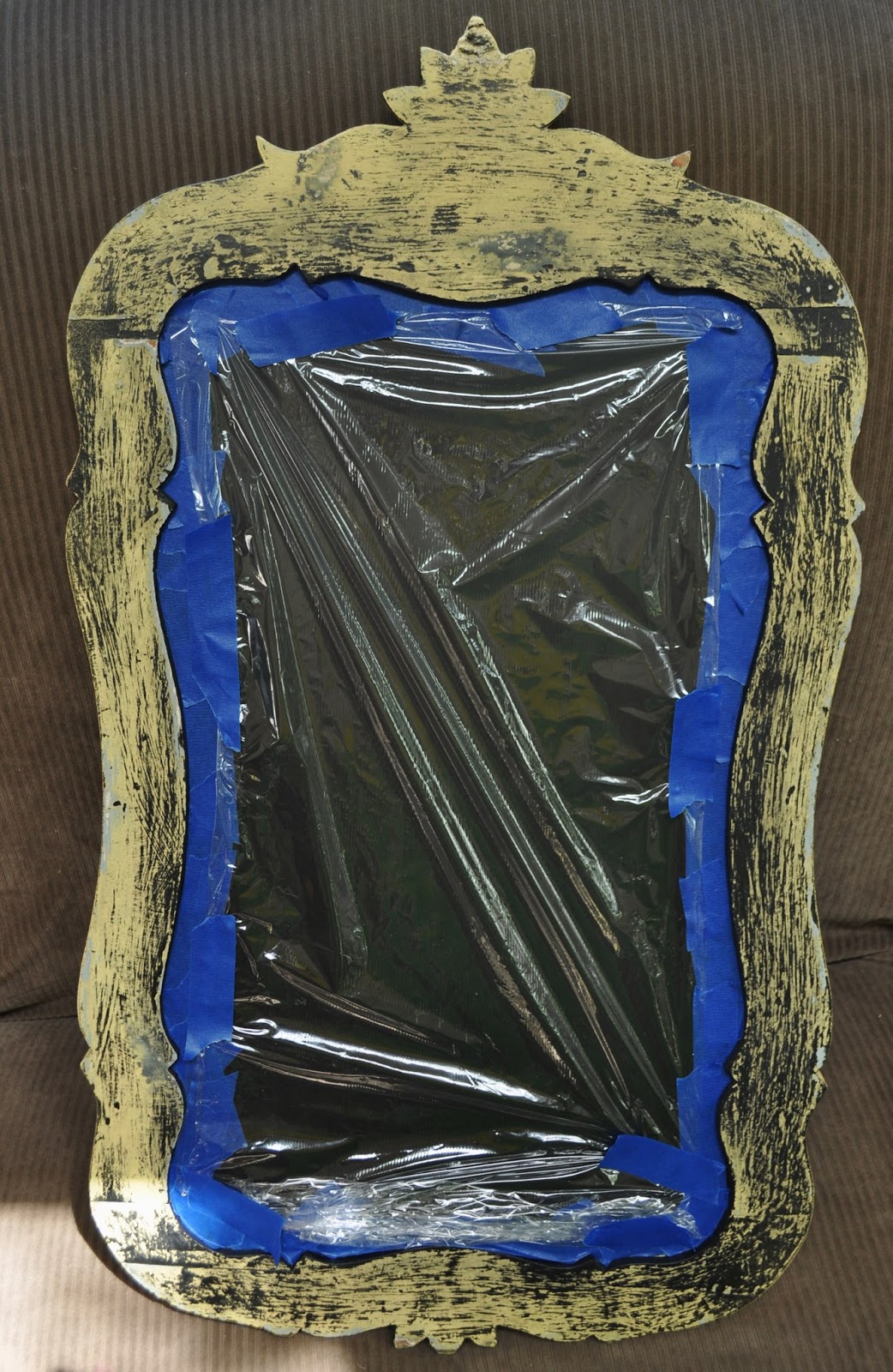 DIY Chalkboard from an Old Mirror. Pretty Real