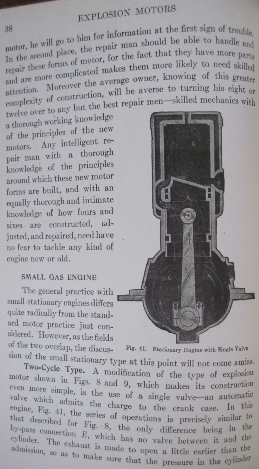 on 2 stroke engines