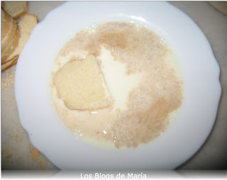 Flan de huevo y pan