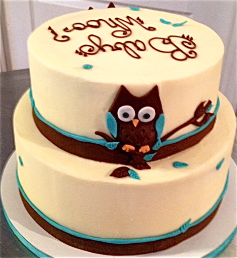Sweet T s Cake Design: Baby Whoo?