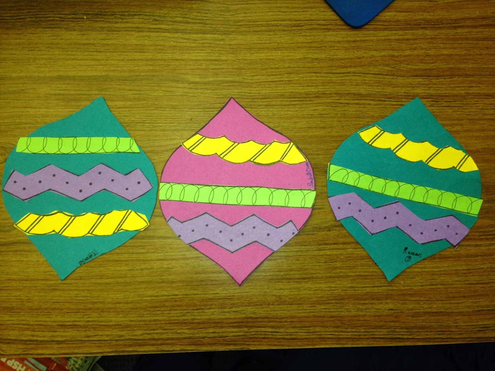 Ornament Craft and Writing Apples and ABC's