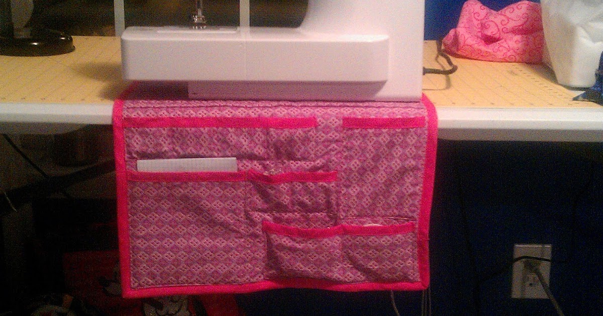 On Pins & Needles Sewing Machine Organizer