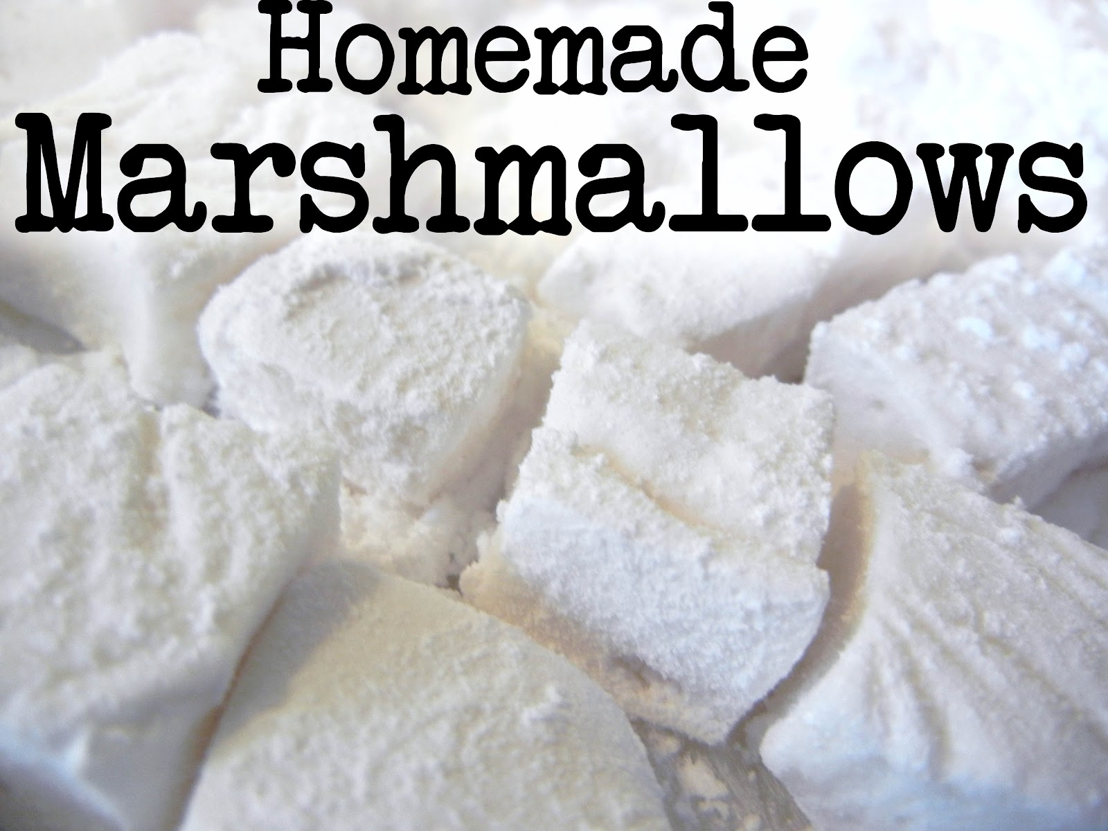 Homemade marshmallow recipe