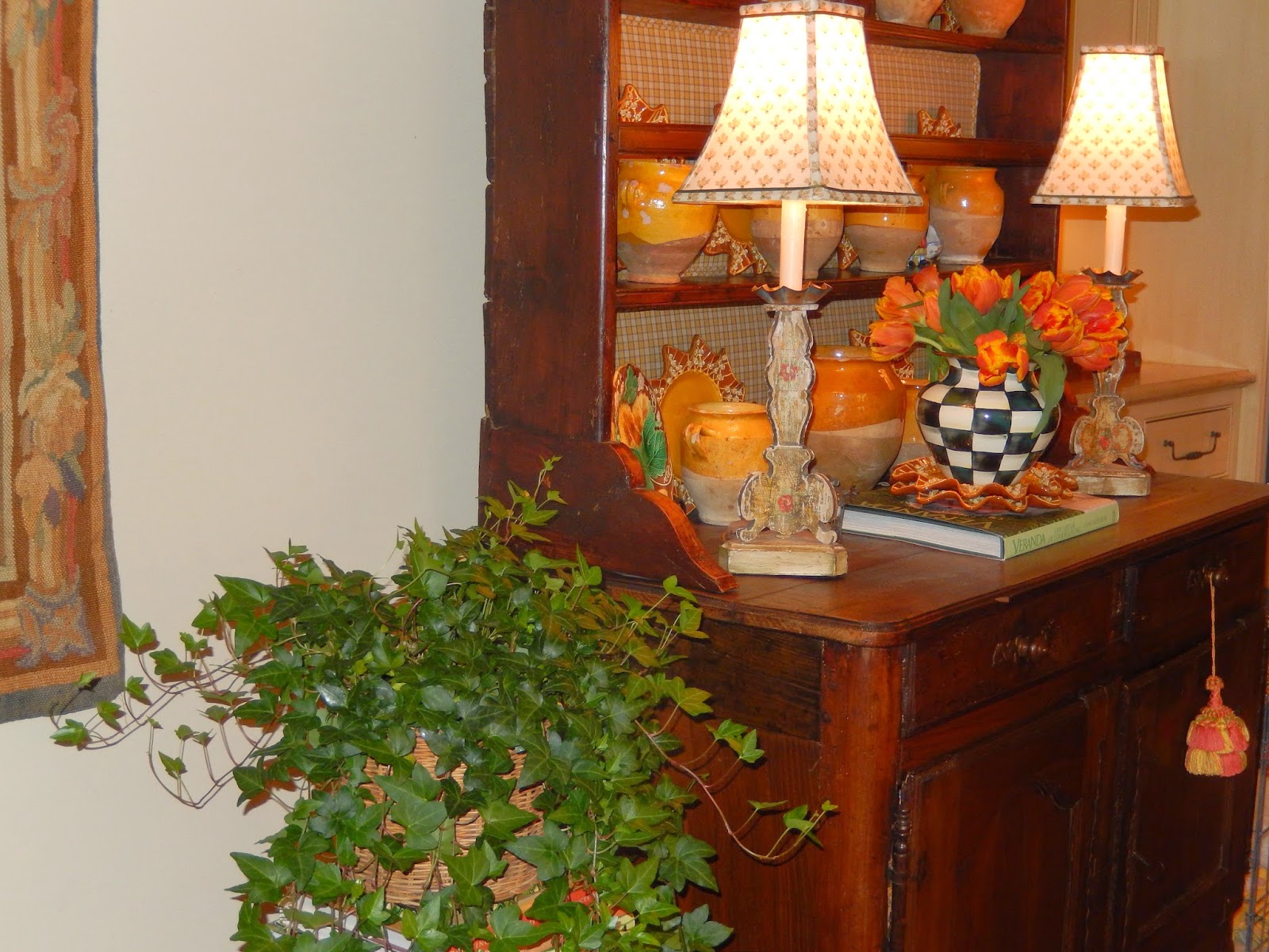 The French Tangerine grocery store flowers