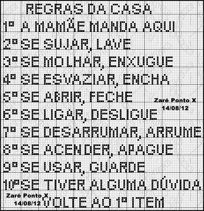 Frases Em Ponto Cruz Ateliê Ponto & Patch: Frases em Ponto Cruz