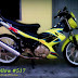 Modifikasi Suzuki Satria Drag 2014