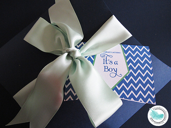 Make Your Own Pillow Box & Free Printable Blue Sky Confections