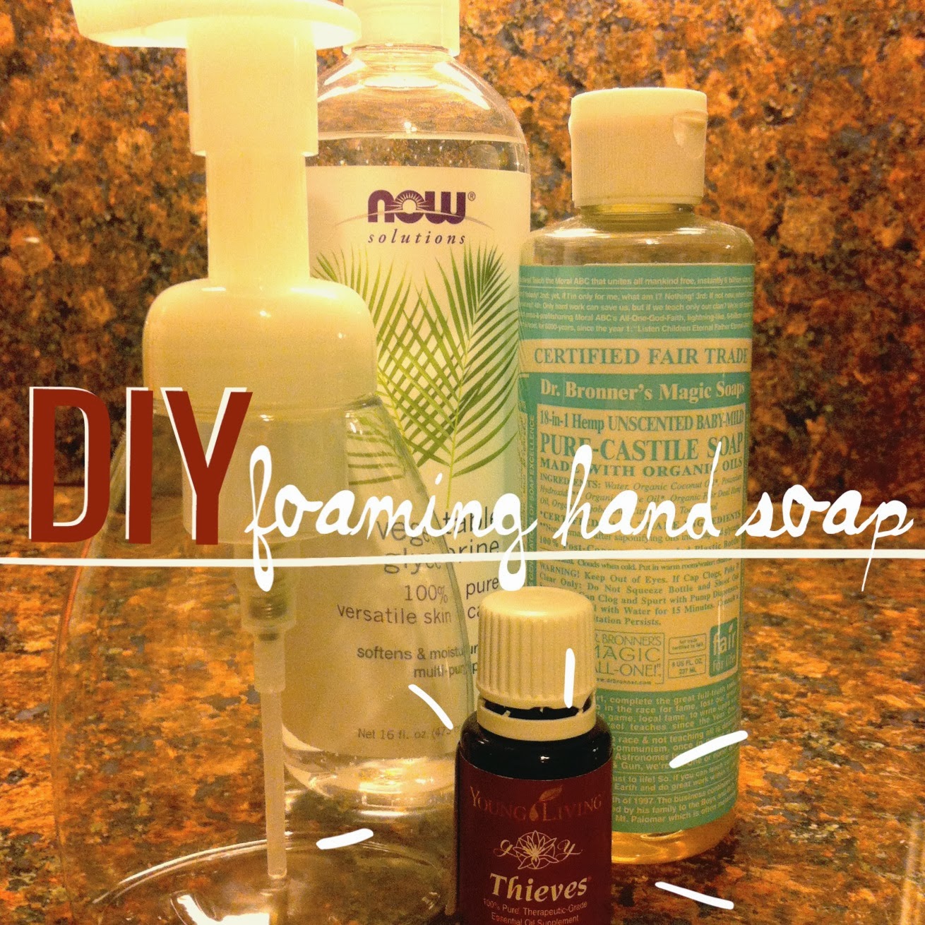 Mama Marcie DIY Thieves Foaming Hand Soap