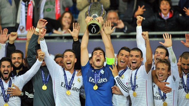 Real Madrid, Campeón de nada Real Madrid, Campeon de la Super Copa de Europa 2014. Vence 2-0 al Sevilla con goles de Cristiano Ronaldo | Ximinia