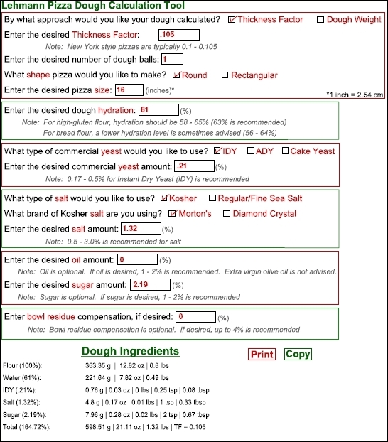 Culinary Encounters Pizzeria Pizza Dough