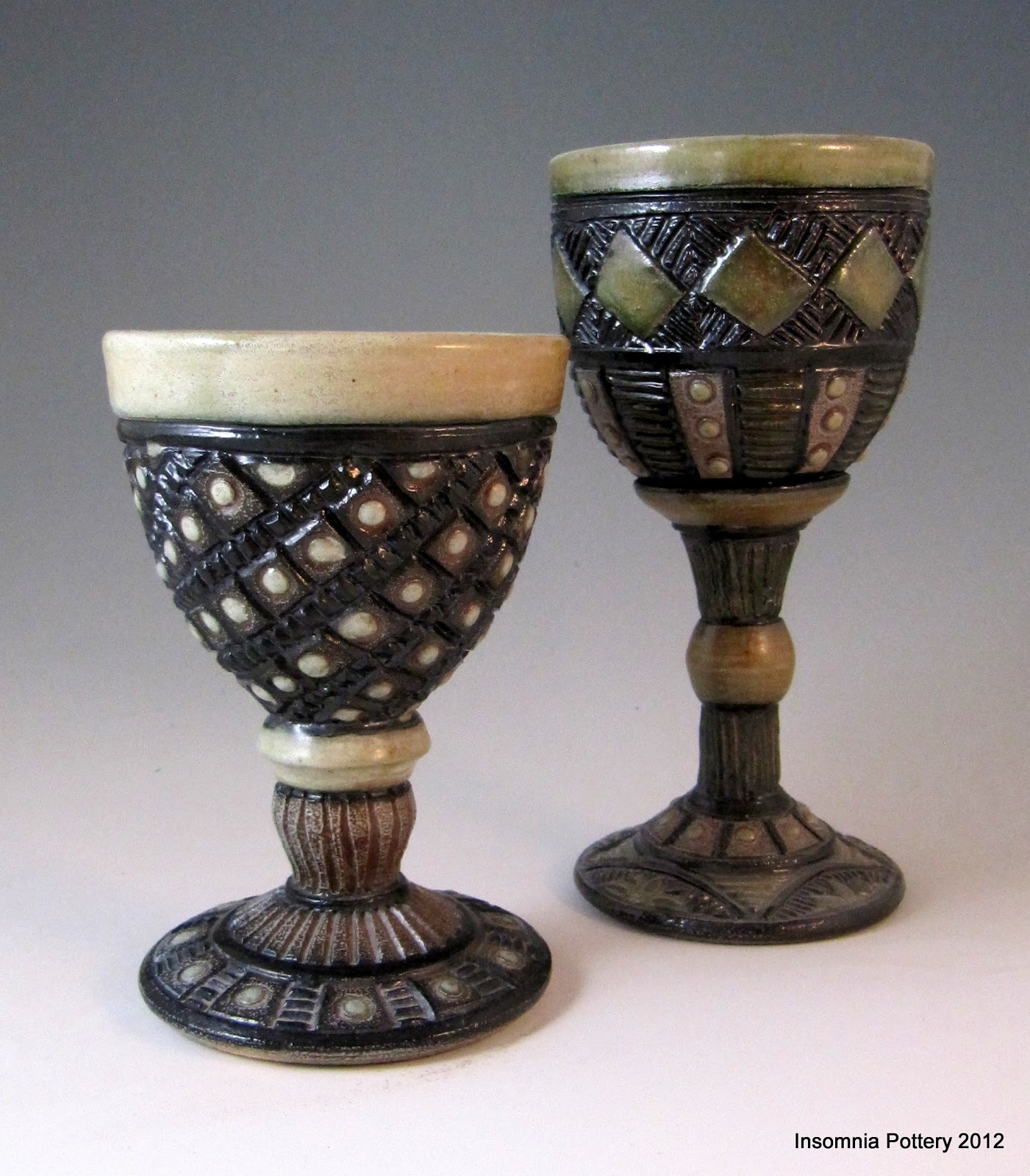Insomnia Pottery Workshop: Finishing the Goblets Insomnia Pottery Workshop: Finishing the Goblets