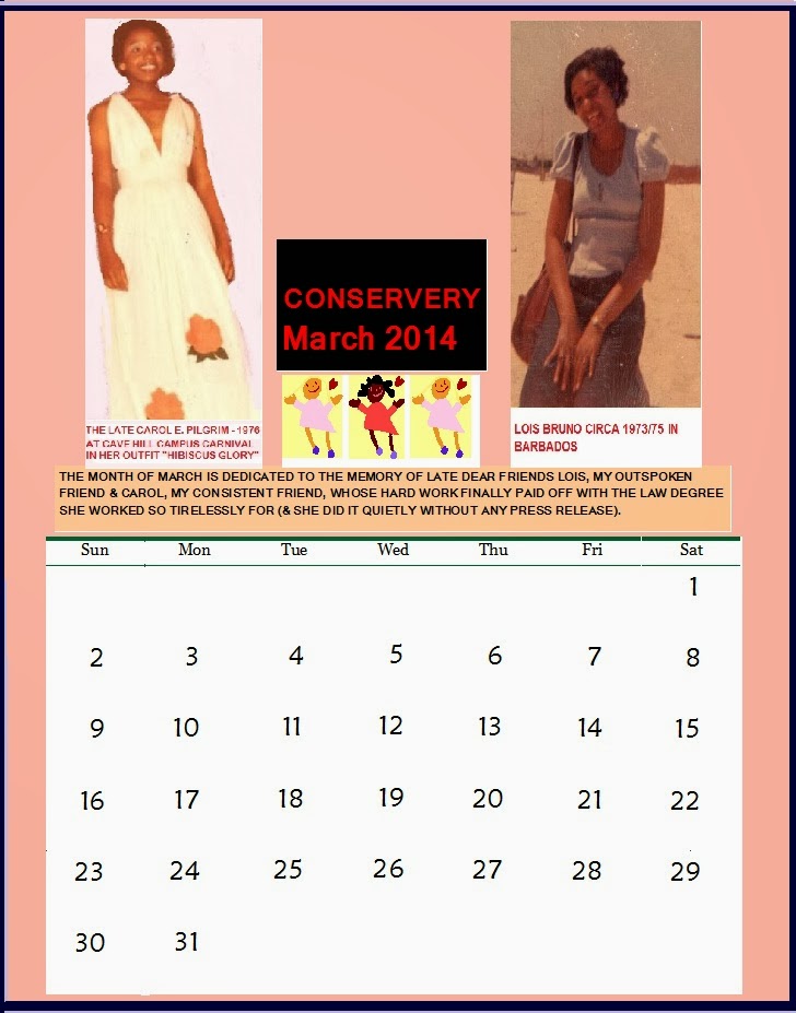 CONSERVERY CALENDAR ARCHIVE IMAGE- Click to enlarge