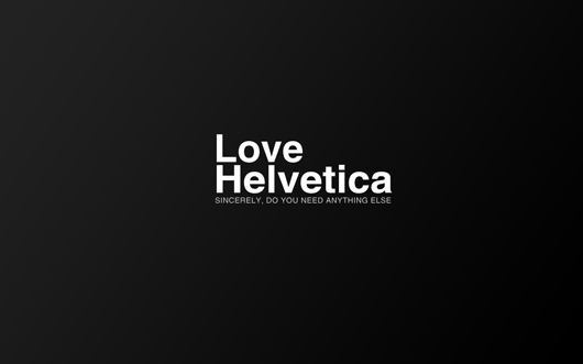 Helvetica Inspired Artworks