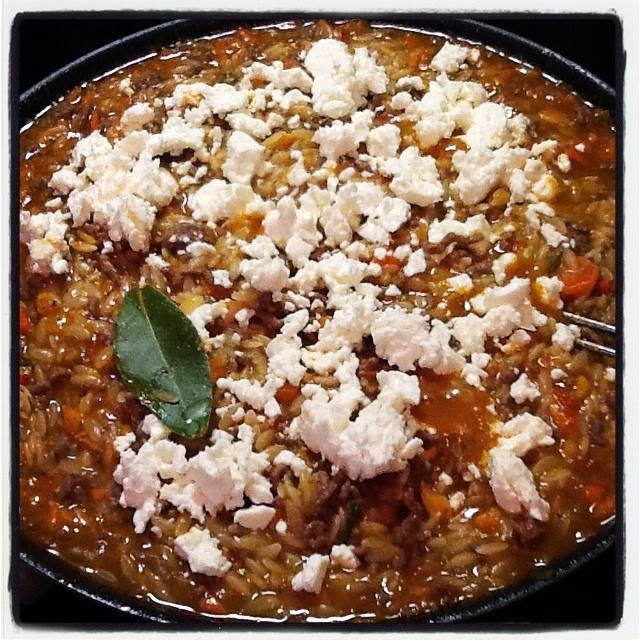 Sugarprincess: Griechischer Kritharaki-Hackfleischauflauf mit Feta und Thymian