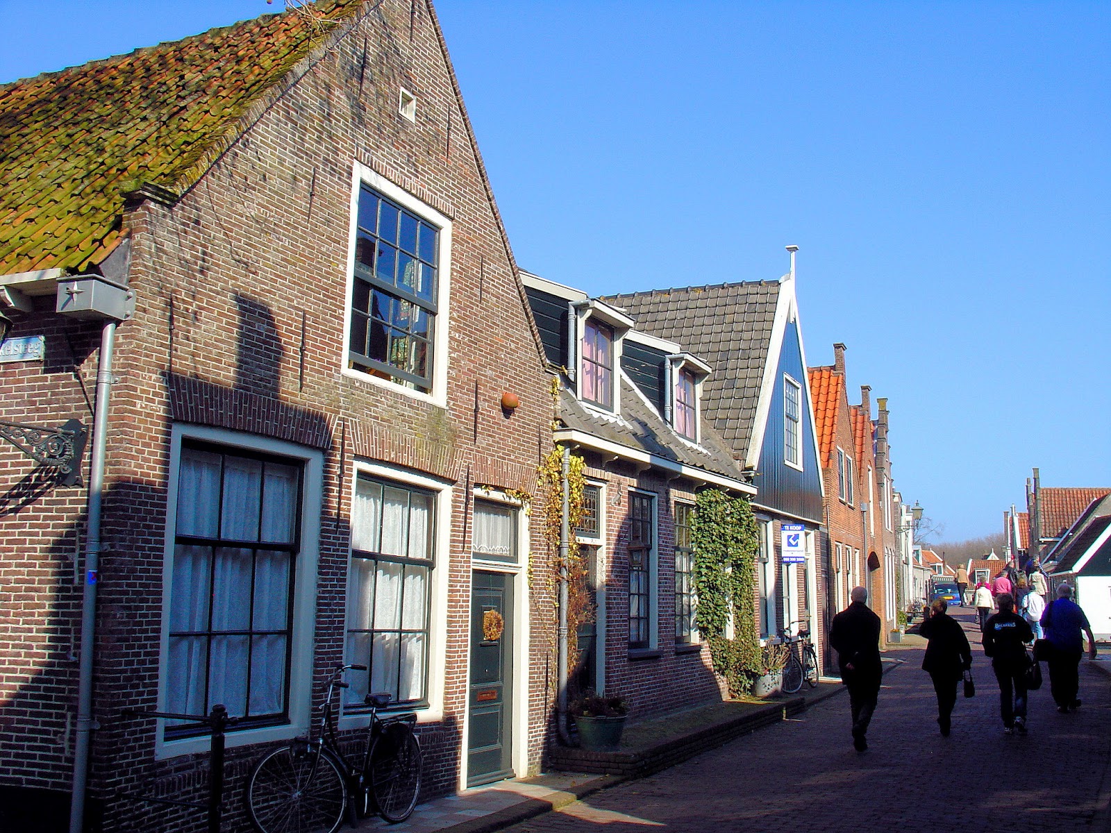 Strolling Through the Village of Edam in The Netherlands